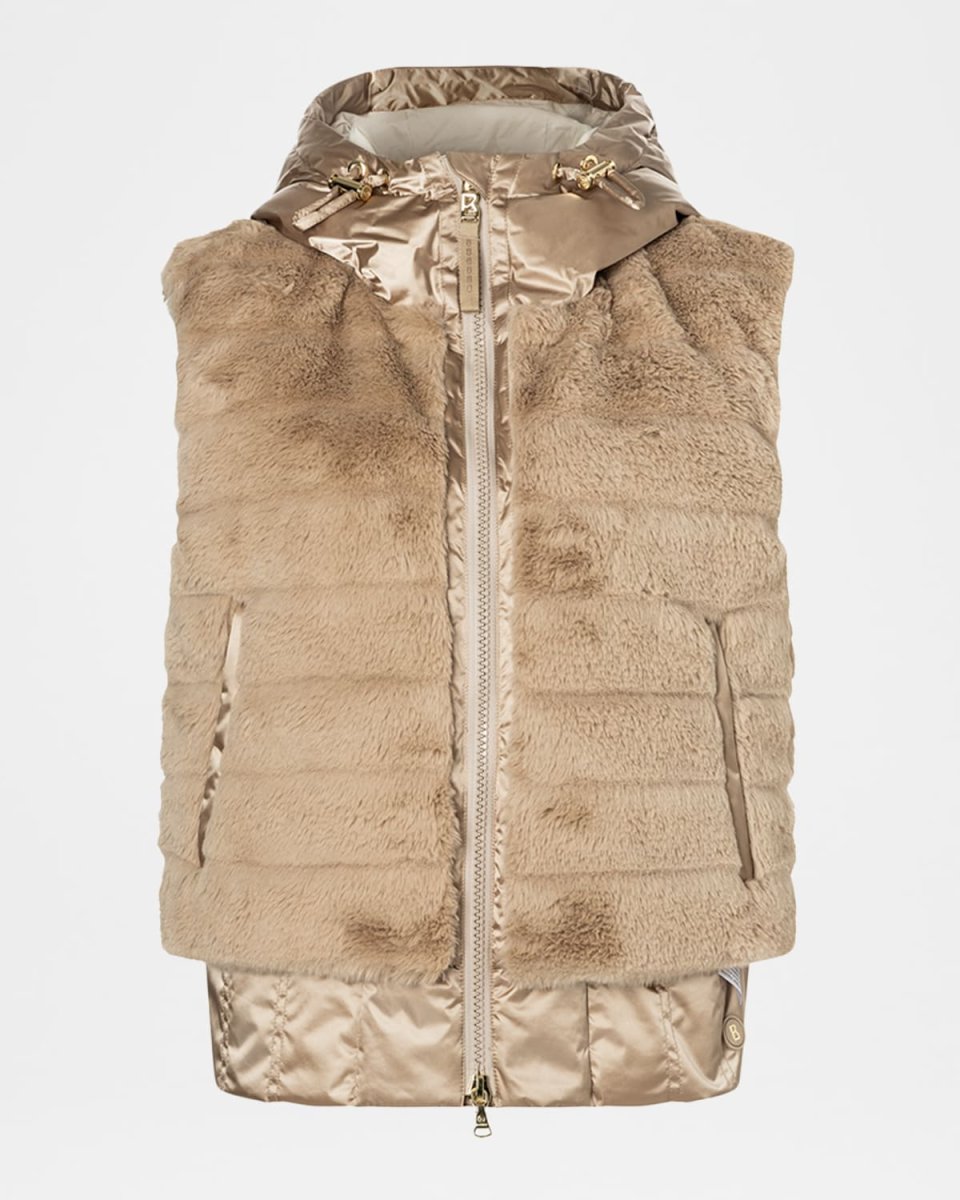 Yumi Faux Fur Down Vest